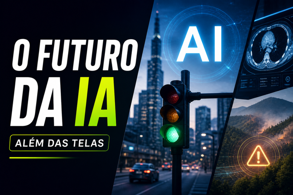 Quando se fala em inteligência artificial, muita gente pensa em chatbots e apps como o ChatGPT. Mas o Google deixou claro: o verdadeiro futuro da IA não está nas telas — está no mundo real.