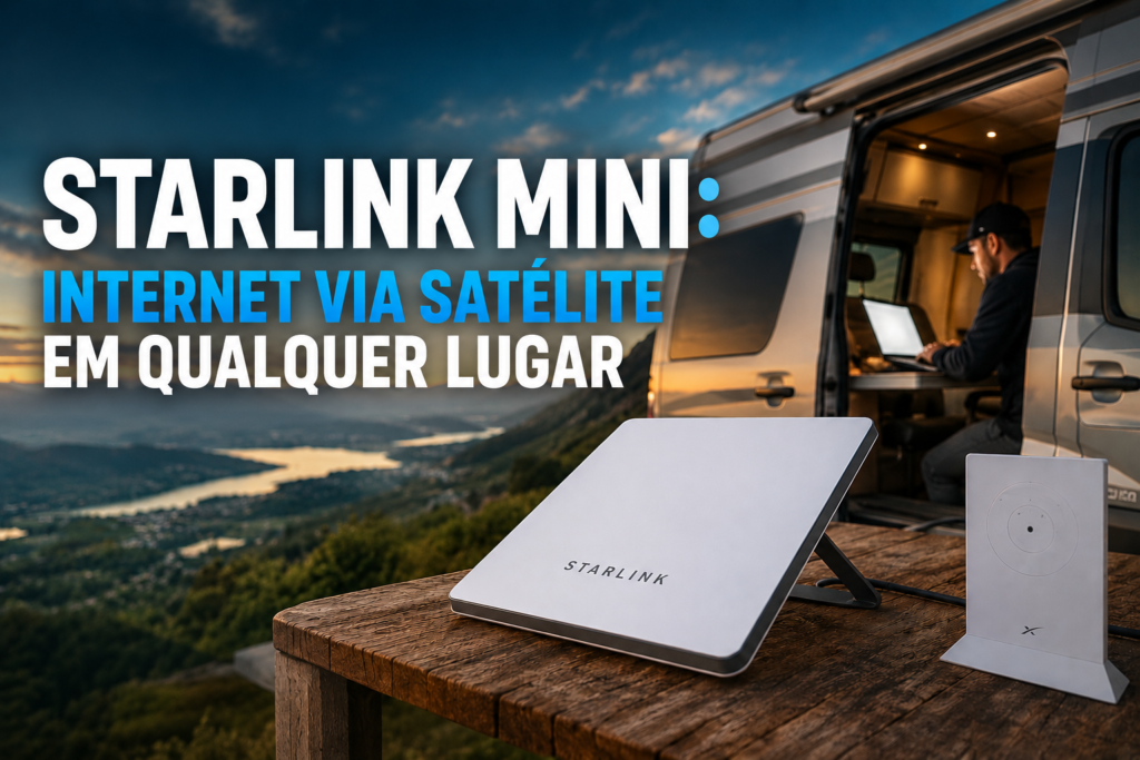 Starlink Mini: a internet via satélite portátil que está conquistando o Brasil em 2026