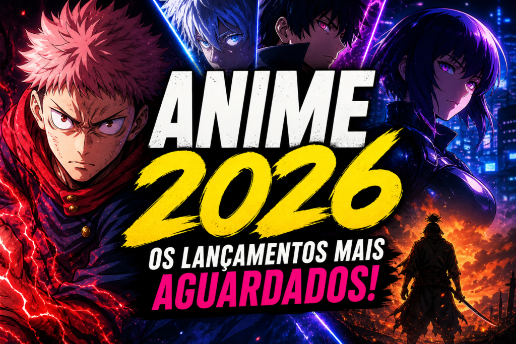 Anime 2026: os lançamentos mais aguardados (Jujutsu Kaisen, Ghost in the Shell e mais)