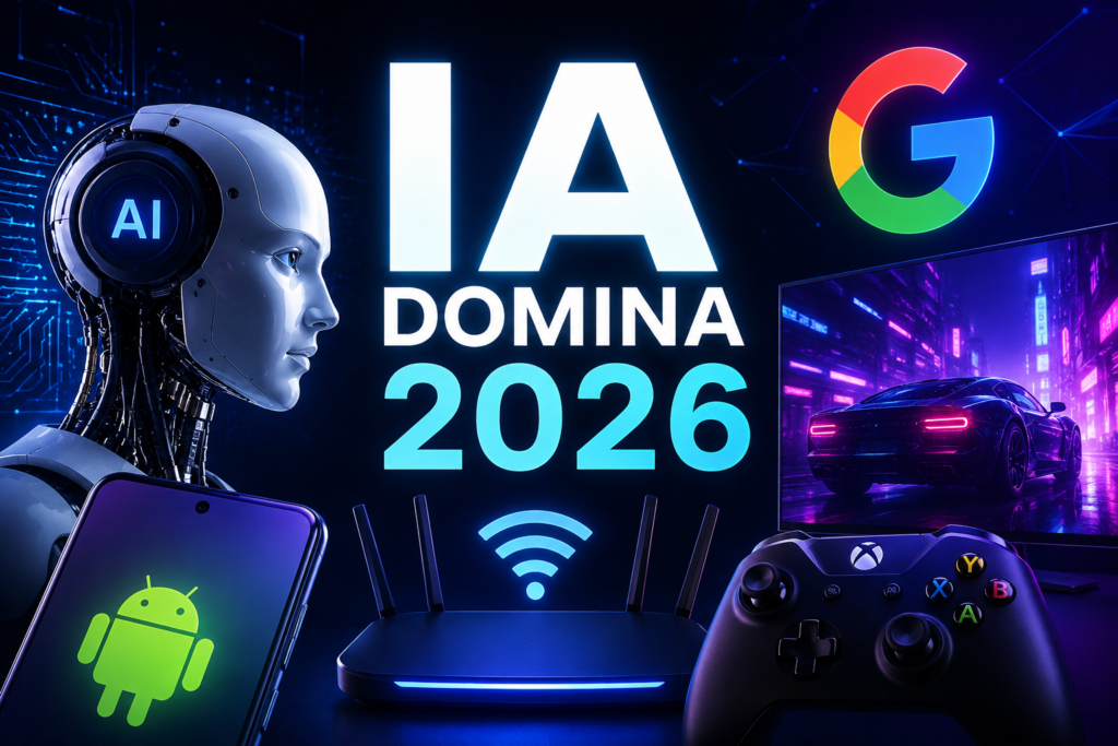 IA domina a tecnologia em 2026: empresas aceleram corrida por Android inteligente, Wi-Fi com IA e games mais avançados