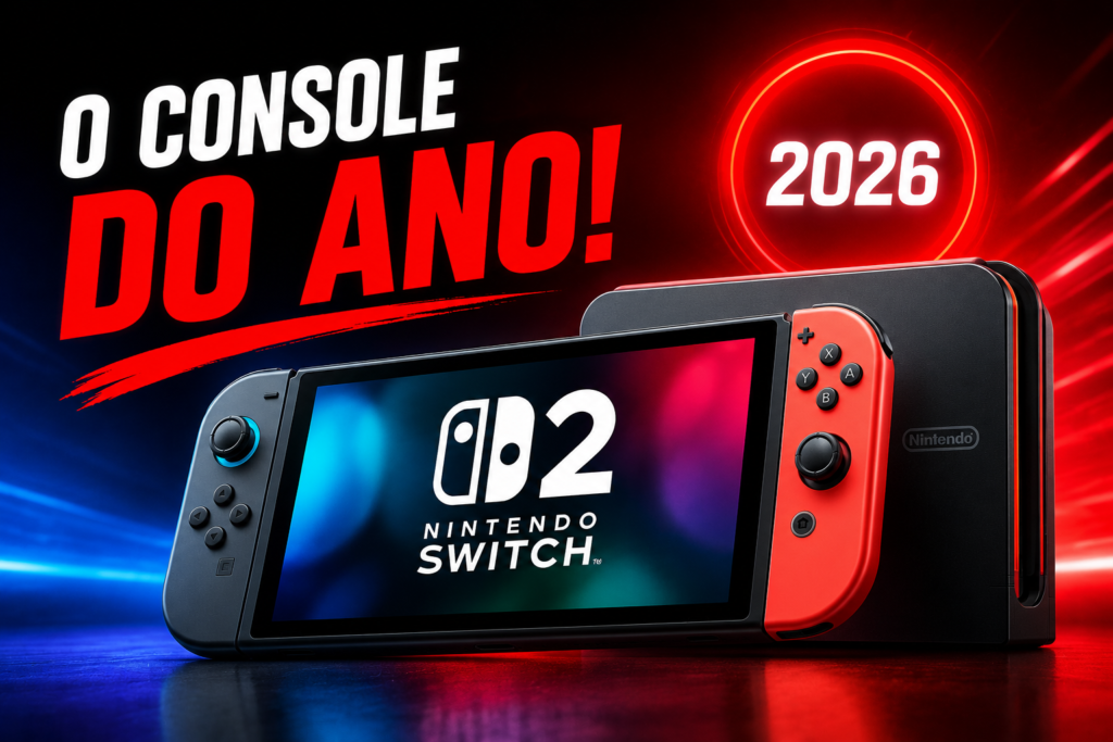 Nintendo Switch 2 vira febre em 2026 e dispara nas buscas: console pode dominar o ano